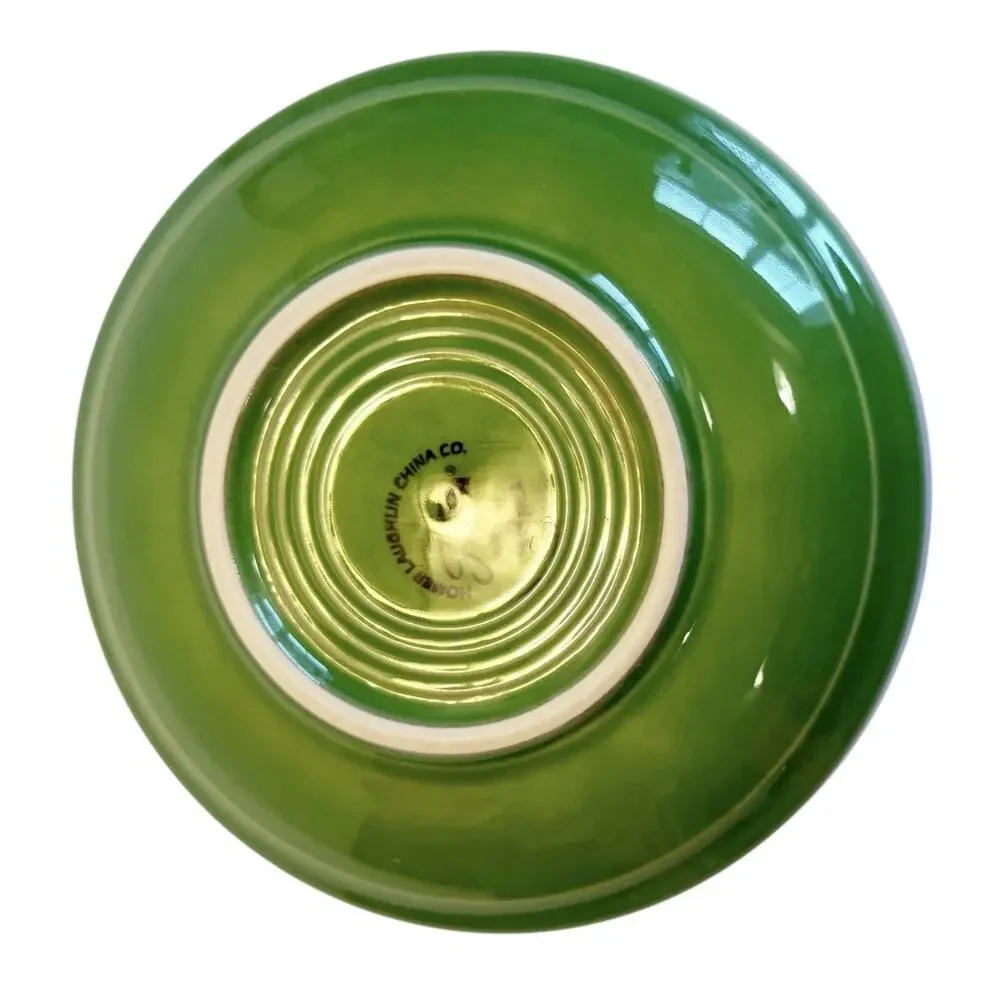 Vtg Fiestaware Fiesta HLC USA Shamrock Green Tea/Coffee Cup & Saucer Set